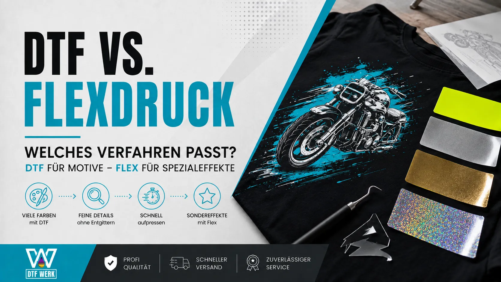 DTF oder Flexdruck – welches Verfahren ist besser?